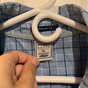 Blue Old Navy Men’s Button Down